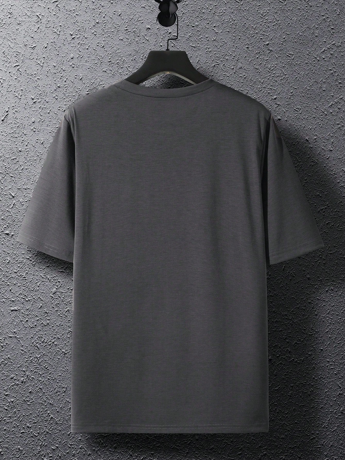 Men's Summer Letter Printed Round Neck Short Sleeve Casual T-Shirt “Here Fishy Fishy Fishy