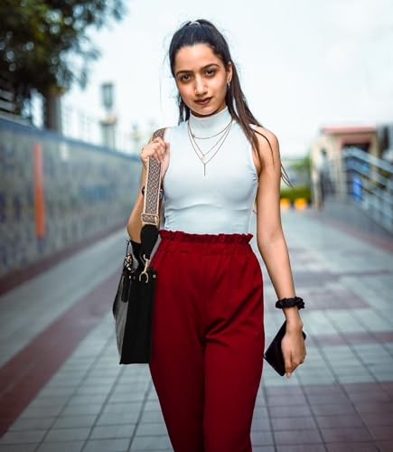 Vegan Leather Crossbody Bags for Women, Crossbody Purse with Guitar Strap Zipped Pockets Handbag