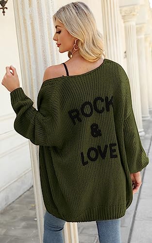PRETTYGARDEN Women's Long Sleeve Open Front Knit Cardigans Sweaters Soft Loose Draped Coat Outerwear