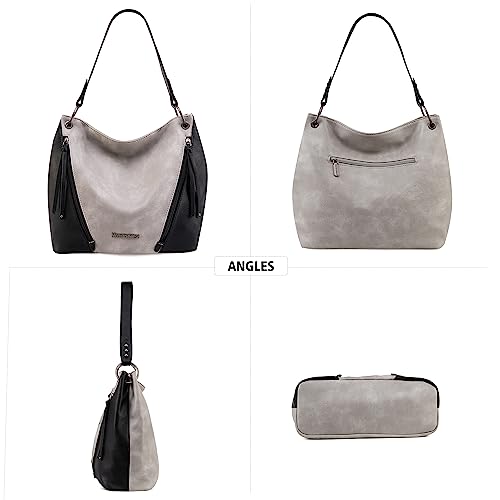 Hobo Bag Purses and Handbags for Women Top Handle Handbags with Zipper