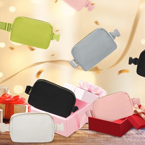 VOROLO Fanny Pack Christmas Gift For Women And Men Crossbody Bag Belt Bag Bum Bag with Adjustable Strap for Sports Black