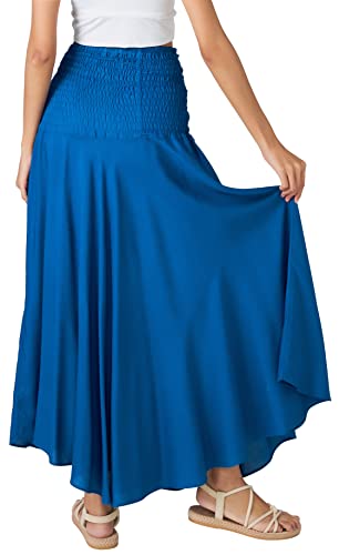 Long Boho Skirts for Women - Bohemian Hippie Maxi Summer Skirt