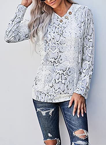 Women's Casual Long Sleeve Hoodies Sweatshirts Drawstring Pullover Tunic Tops With Pockets