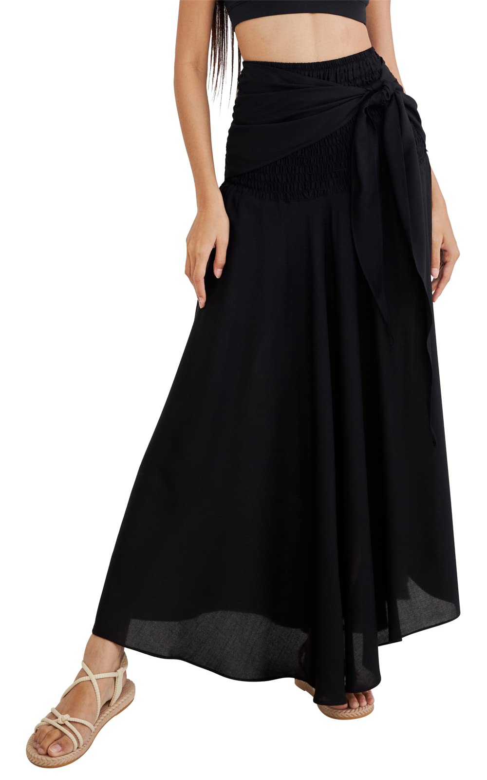 Long Boho Skirts for Women - Bohemian Hippie Maxi Summer Skirt
