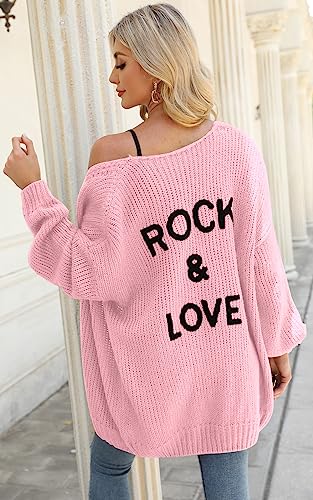 PRETTYGARDEN Women's Long Sleeve Open Front Knit Cardigans Sweaters Soft Loose Draped Coat Outerwear