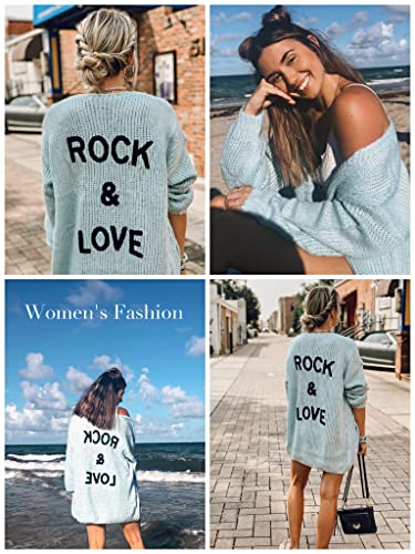 PRETTYGARDEN Women's Long Sleeve Open Front Knit Cardigans Sweaters Soft Loose Draped Coat Outerwear