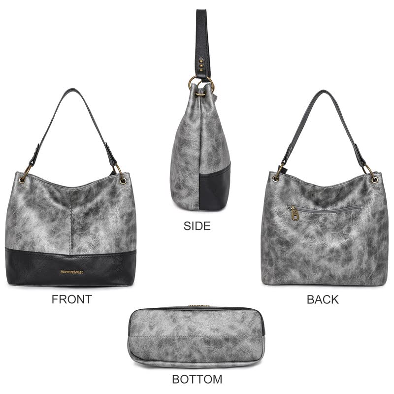 Hobo Bag Purses and Handbags for Women Top Handle Handbags with Zipper