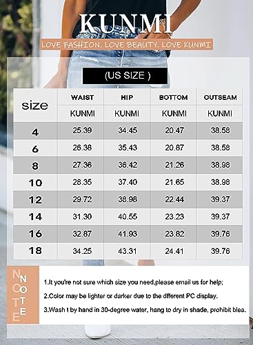 Women's Ripped Skinny Jeans Distressed Stretchy Denim Pants