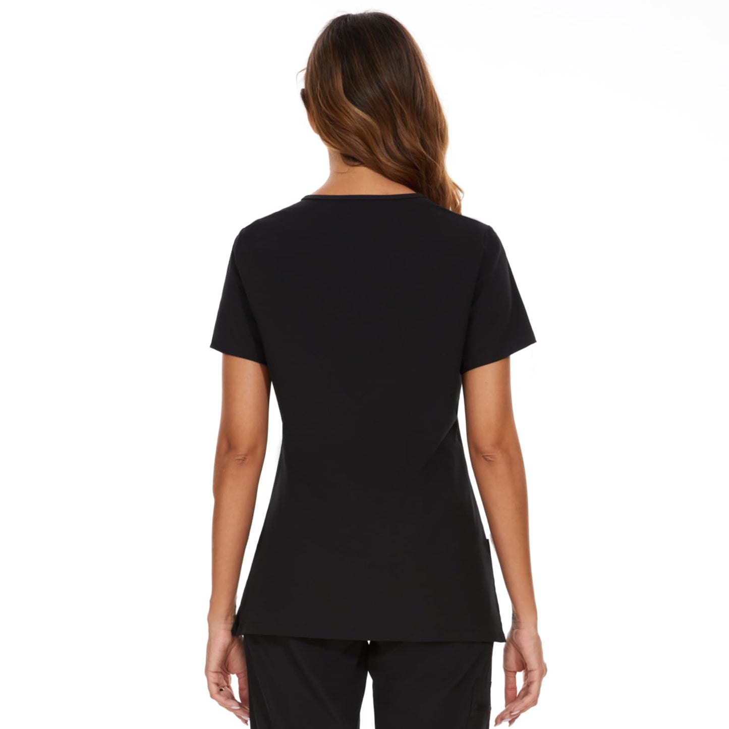 COZYFIT Scrub Tops for Woman - Soft Stretch, V-Neck Top Scrubs with 3 Pockets, Easy Care for Women