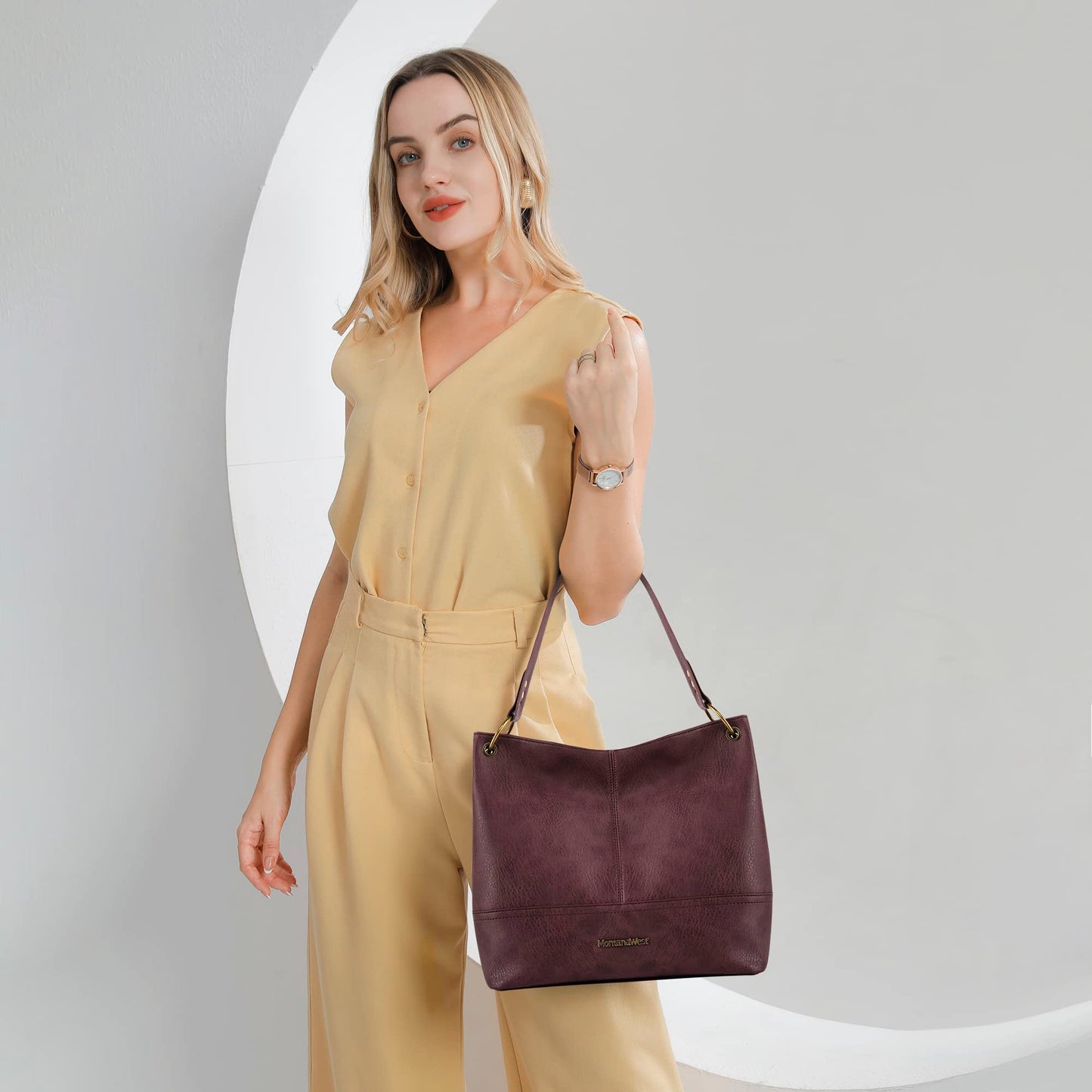 Hobo Bag Purses and Handbags for Women Top Handle Handbags with Zipper