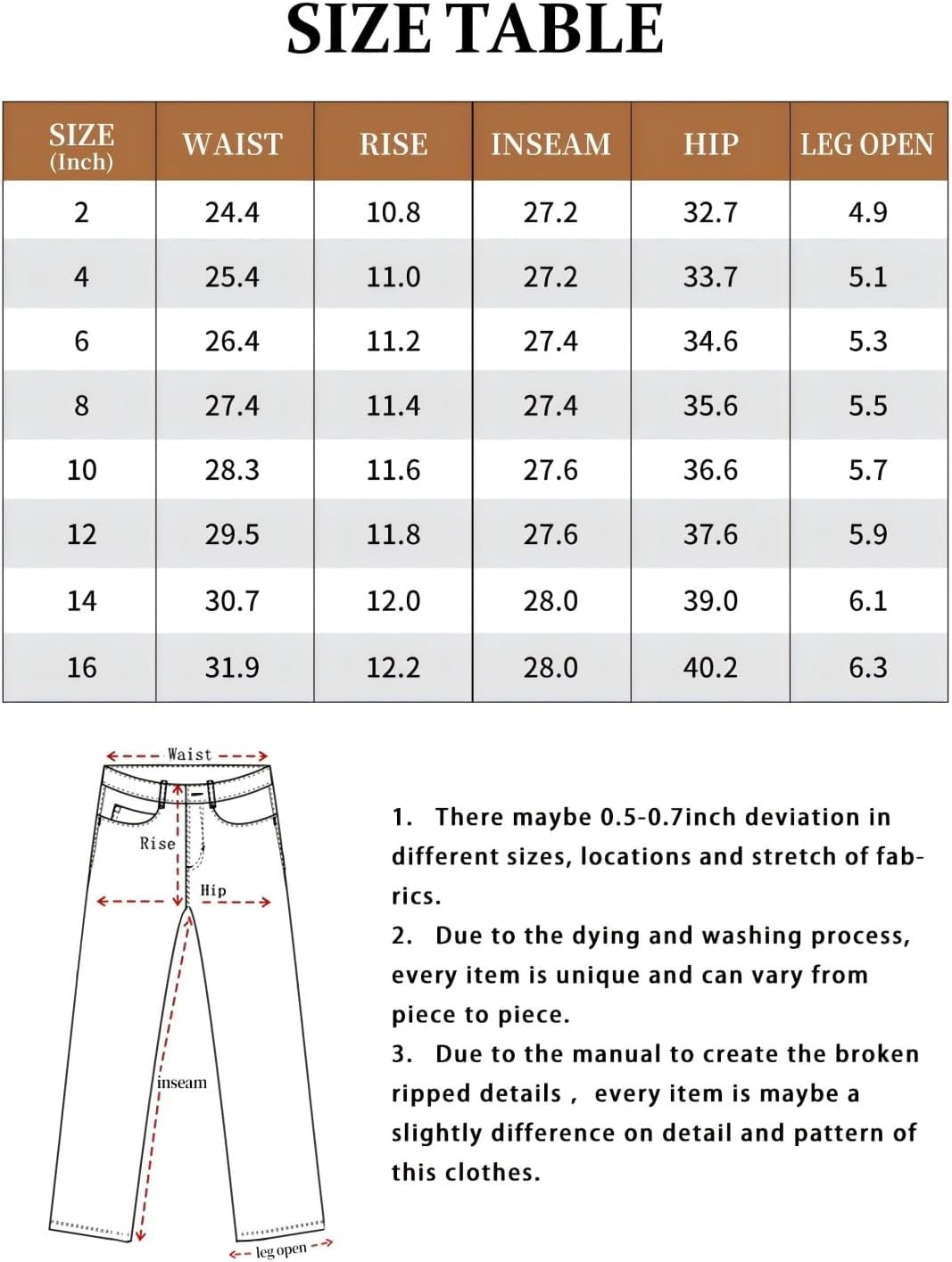 Women's High Rise Skinny Stretch Ripped Jeans High Waisted Destroyed Denim Pants