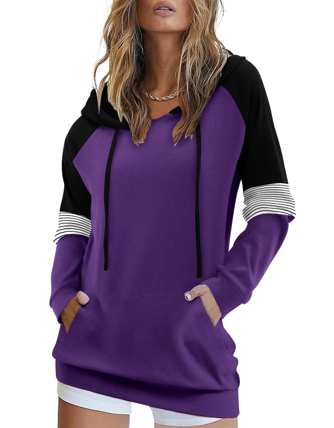 Women's Pullover Hoodies Girls Trendy Fashion Tops Hooded Sweatshirts