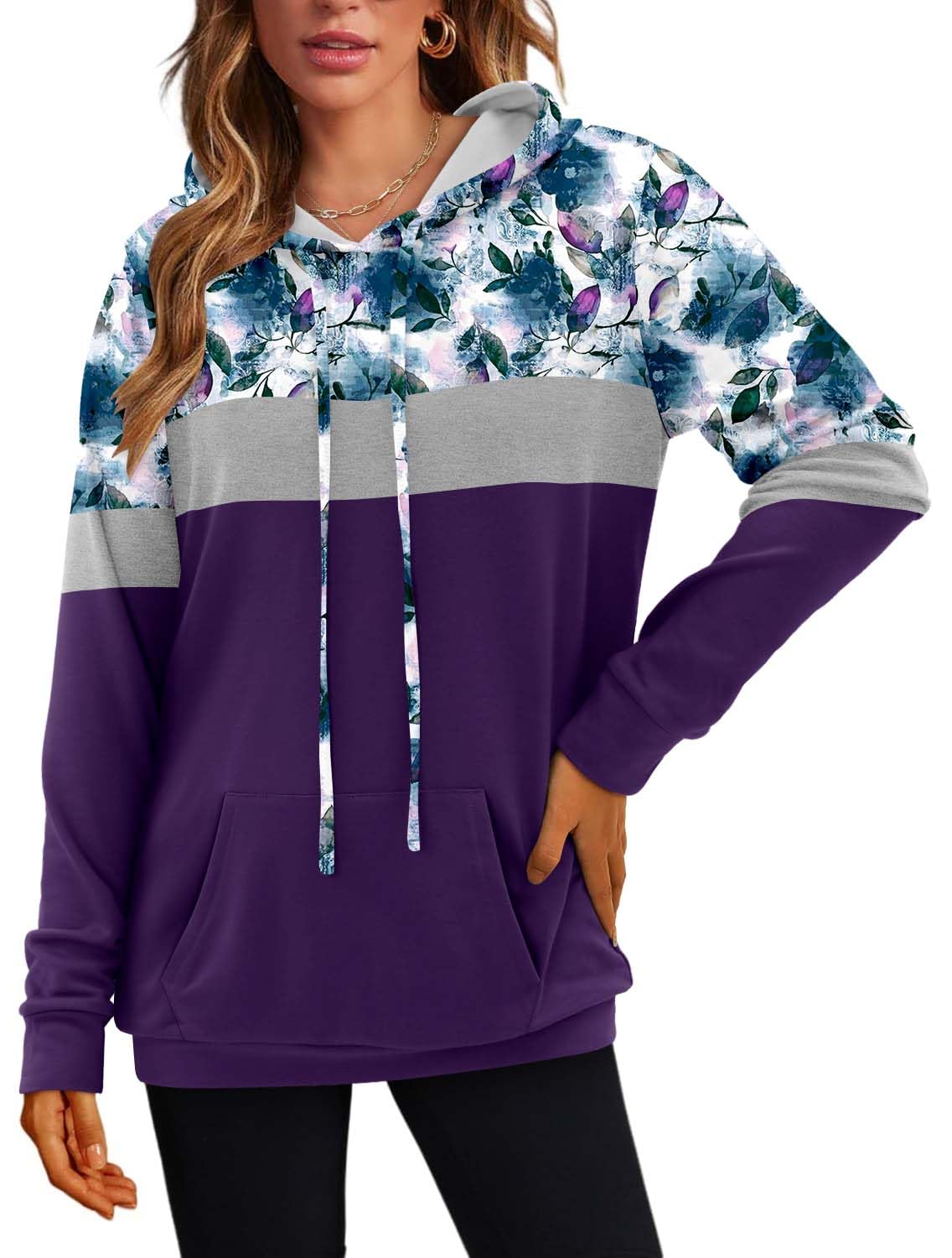 Women's Pullover Hoodies Girls Trendy Fashion Tops Hooded Sweatshirts