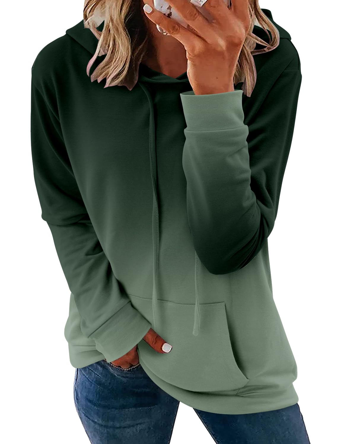 Women's Pullover Hoodies Girls Trendy Fashion Tops Hooded Sweatshirts