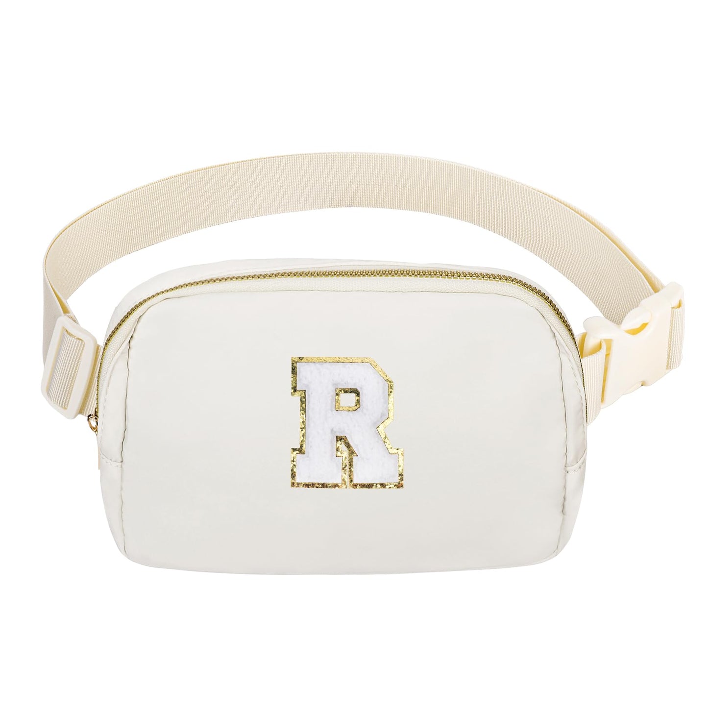 VOROLO Fanny Pack Christmas Gift For Women And Men Crossbody Bag Belt Bag Bum Bag with Adjustable Strap for Sports Black