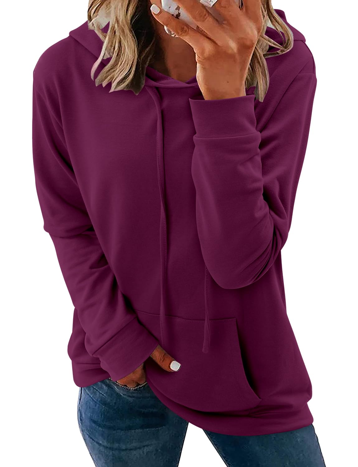 Women's Pullover Hoodies Girls Trendy Fashion Tops Hooded Sweatshirts