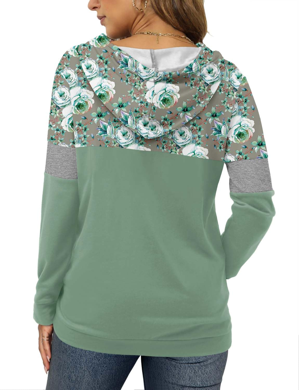 Women's Pullover Hoodies Girls Trendy Fashion Tops Hooded Sweatshirts