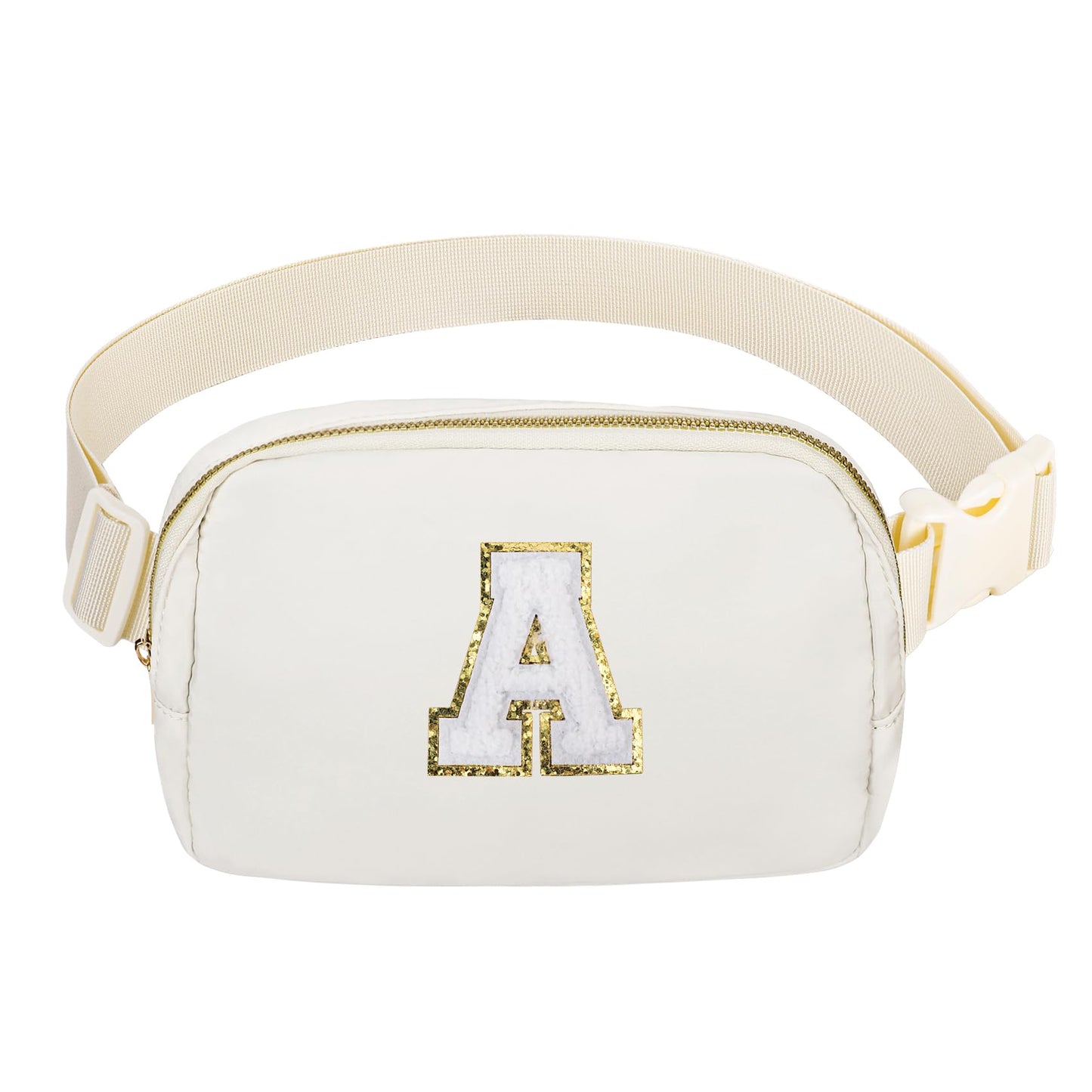 VOROLO Fanny Pack Christmas Gift For Women And Men Crossbody Bag Belt Bag Bum Bag with Adjustable Strap for Sports Black