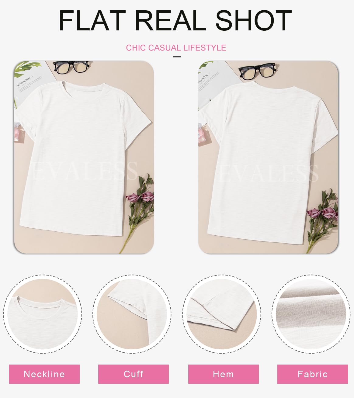 Womens Casual Polka Dot Tops Crewneck Short Sleeve T Shirts Fashion 2024 Spring Summer Loose Fit Shirts