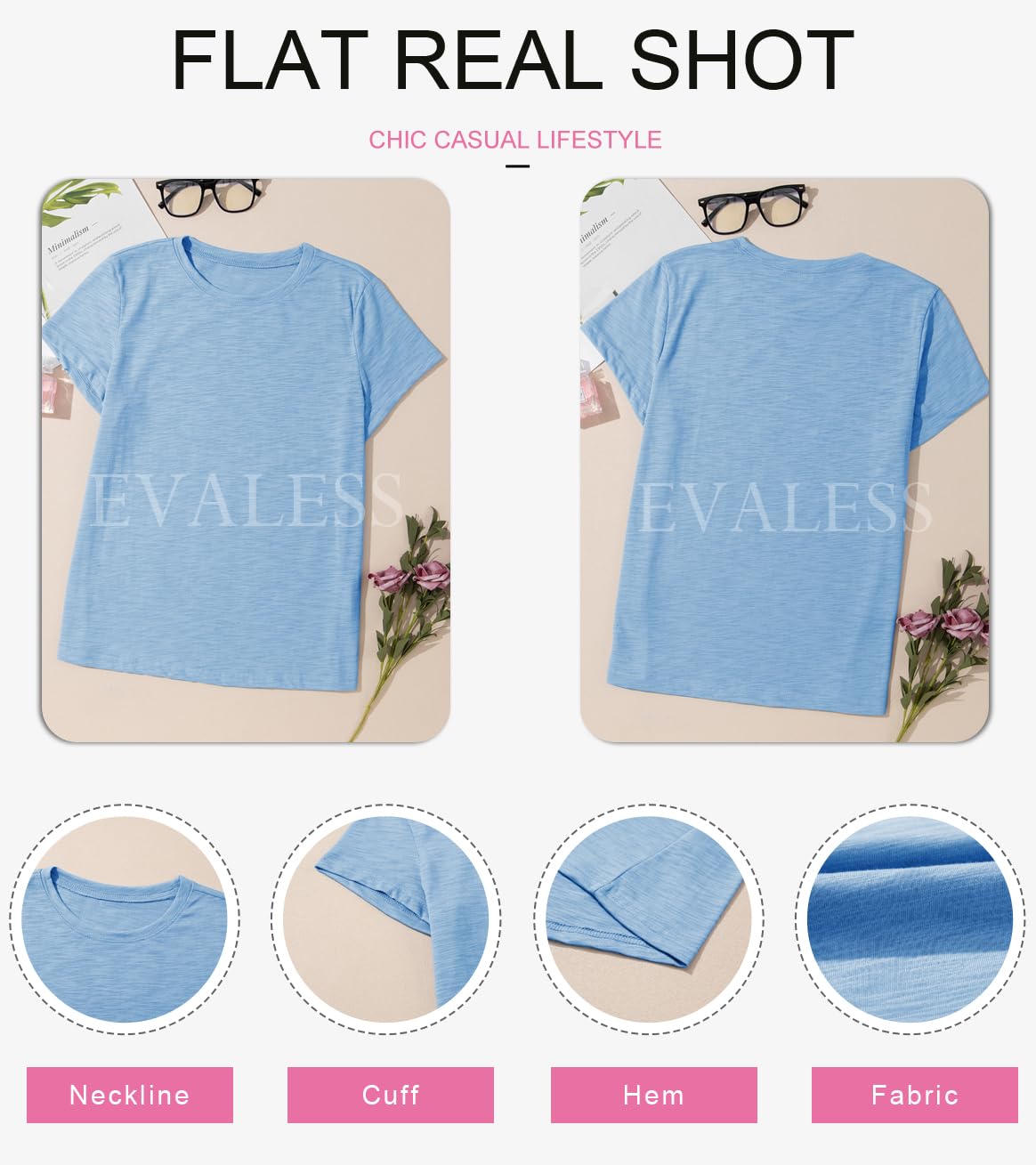 Womens Casual Polka Dot Tops Crewneck Short Sleeve T Shirts Fashion 2024 Spring Summer Loose Fit Shirts