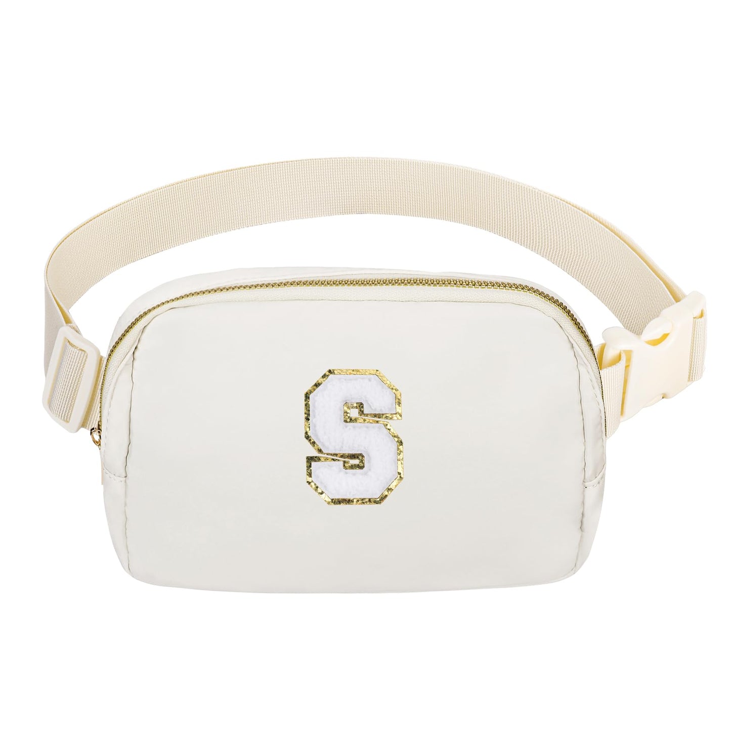 VOROLO Fanny Pack Christmas Gift For Women And Men Crossbody Bag Belt Bag Bum Bag with Adjustable Strap for Sports Black