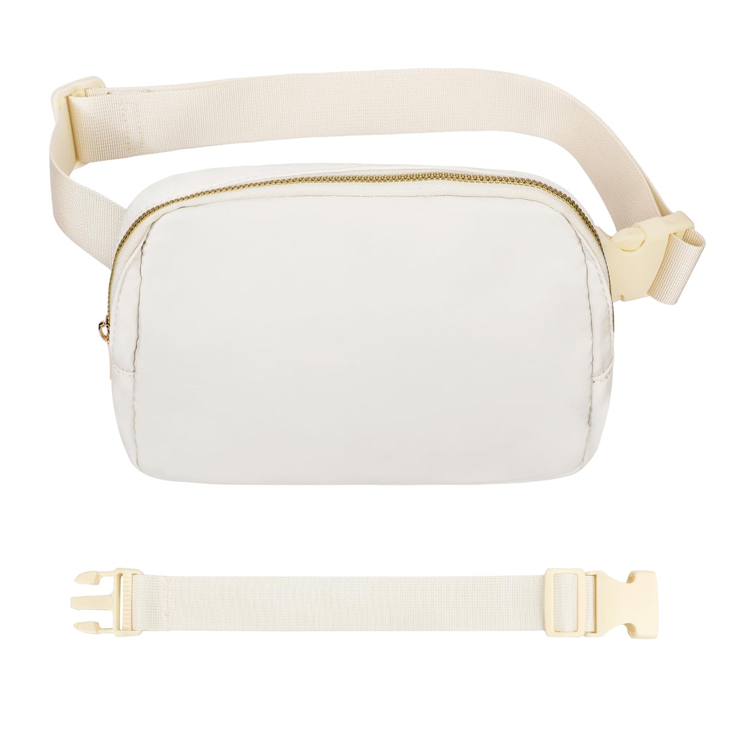 VOROLO Fanny Pack Christmas Gift For Women And Men Crossbody Bag Belt Bag Bum Bag with Adjustable Strap for Sports Black