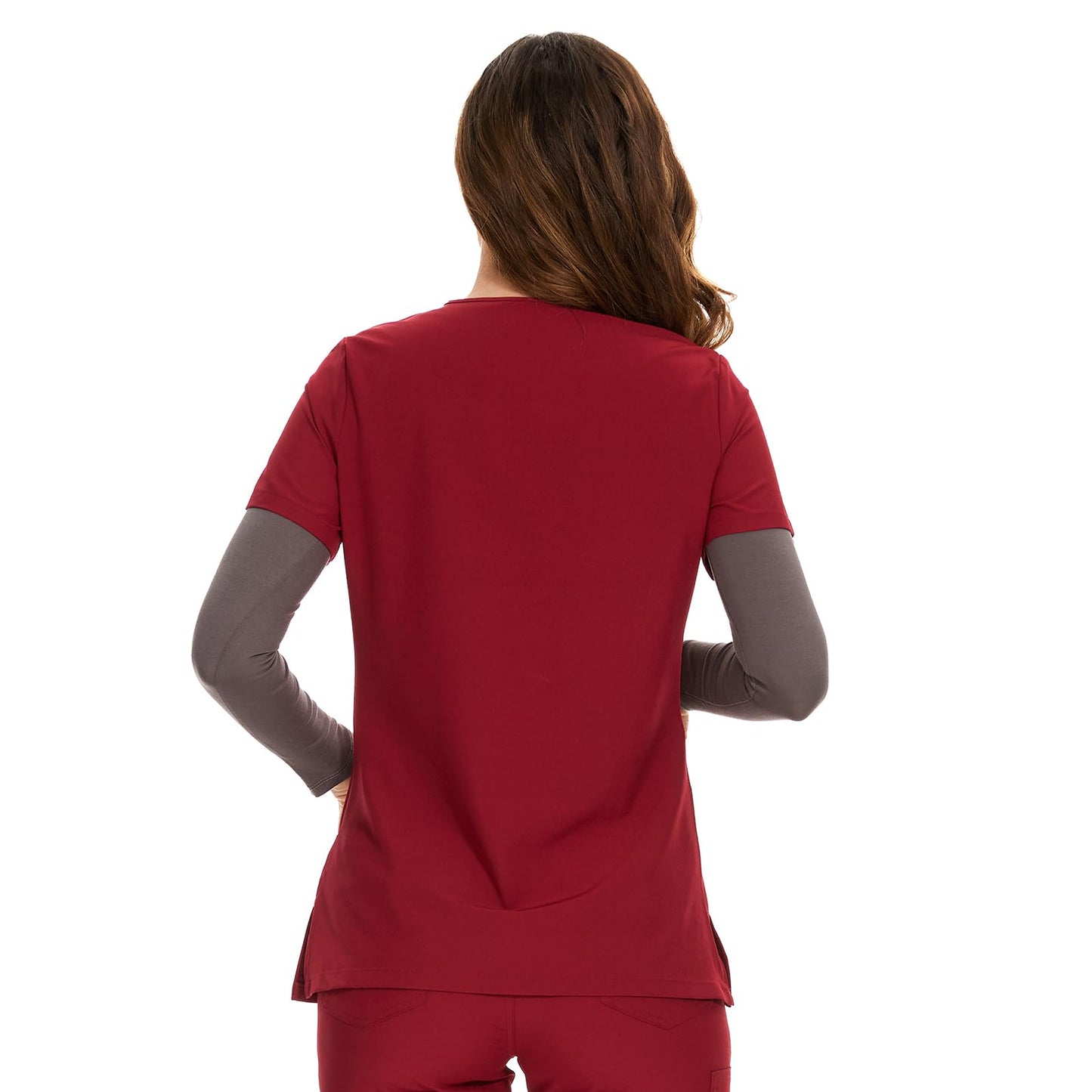 COZYFIT Scrub Tops for Woman - Soft Stretch, V-Neck Top Scrubs with 3 Pockets, Easy Care for Women