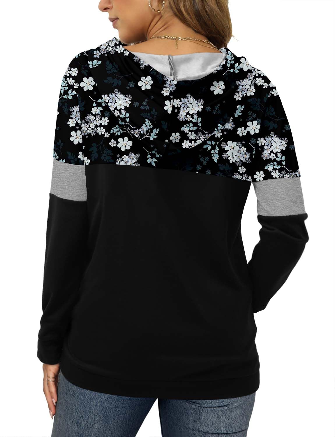 Women's Pullover Hoodies Girls Trendy Fashion Tops Hooded Sweatshirts