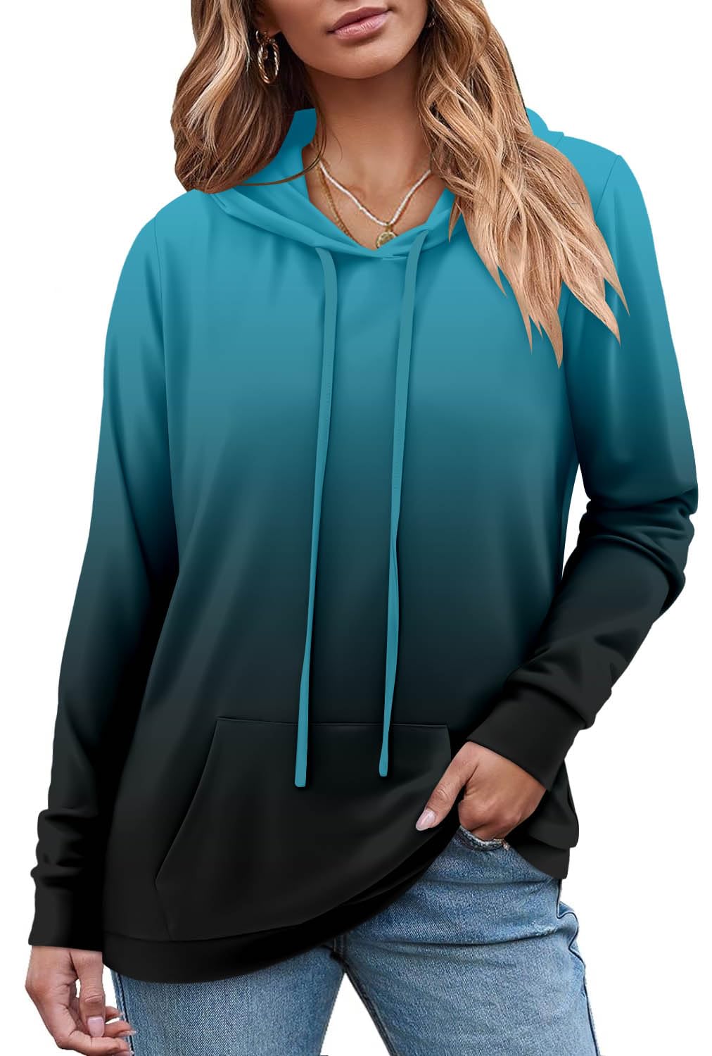 Women's Pullover Hoodies Girls Trendy Fashion Tops Hooded Sweatshirts