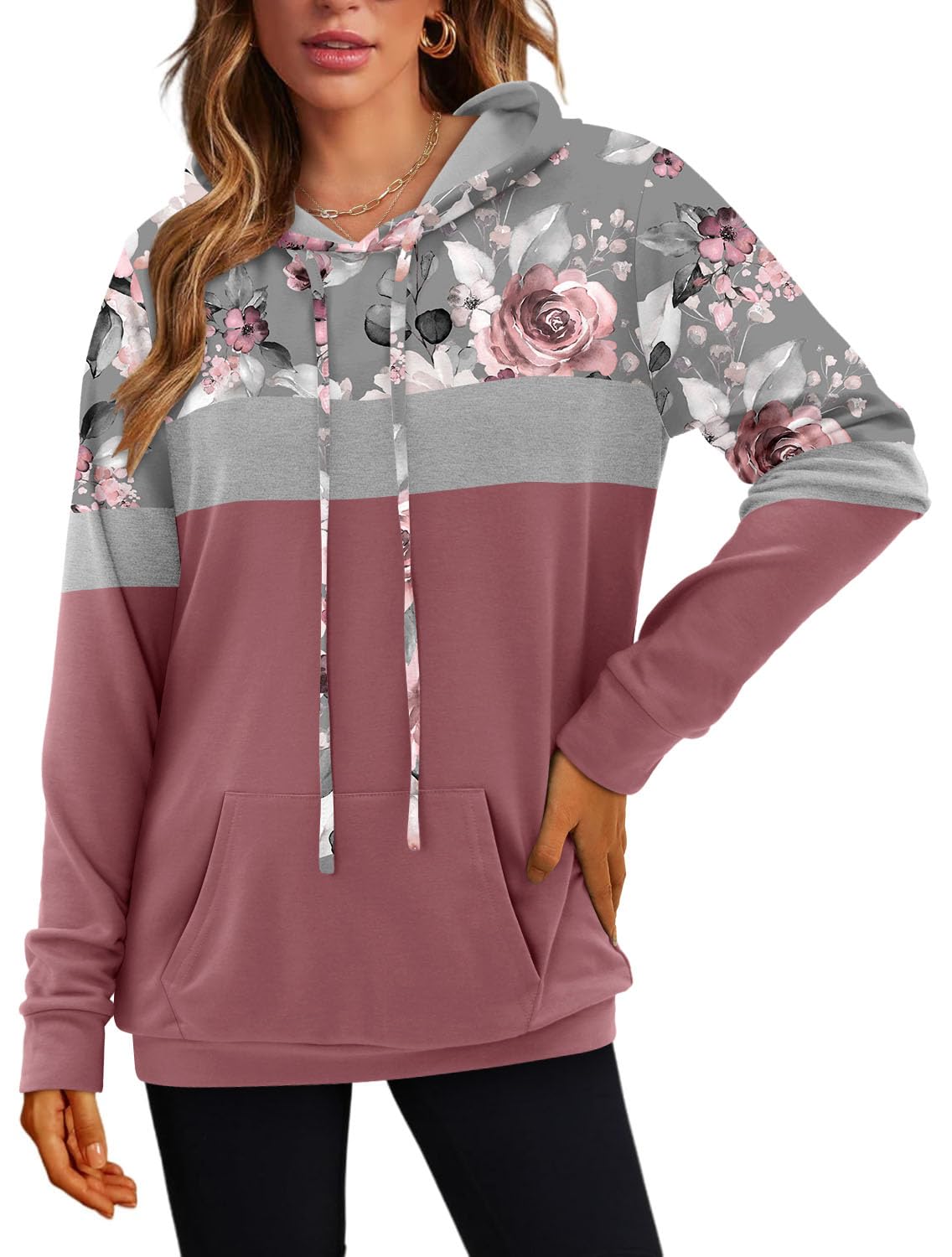 Women's Pullover Hoodies Girls Trendy Fashion Tops Hooded Sweatshirts
