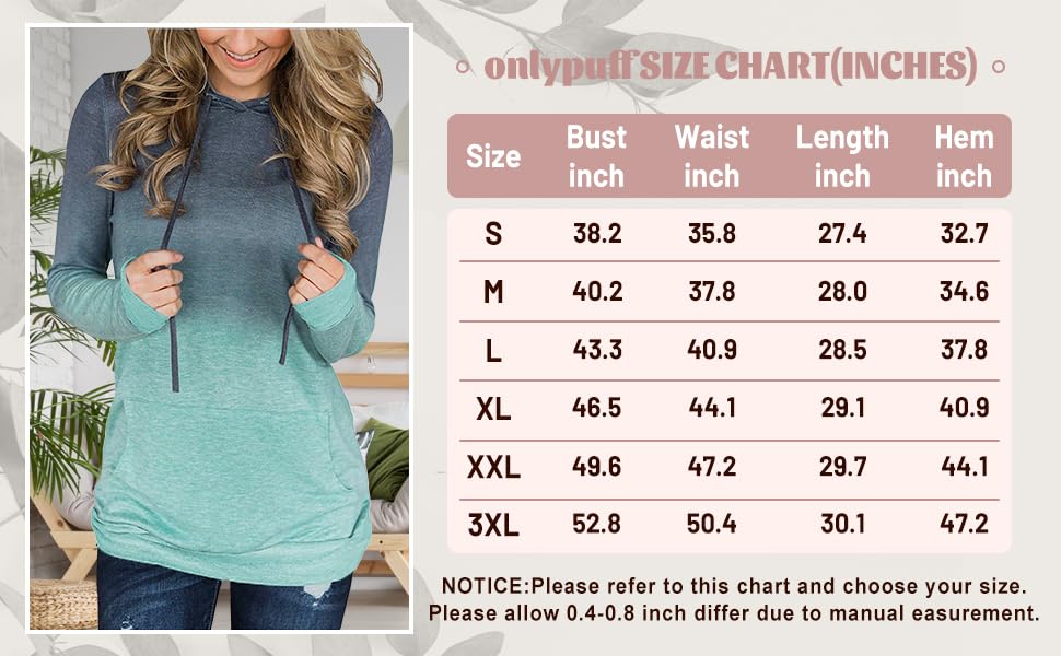 Women's Pullover Hoodies Girls Trendy Fashion Tops Hooded Sweatshirts