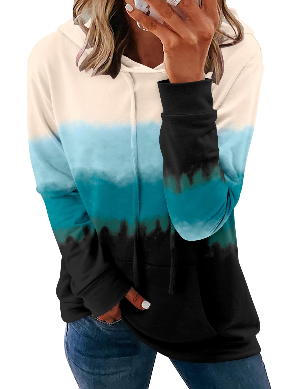 Women's Pullover Hoodies Girls Trendy Fashion Tops Hooded Sweatshirts