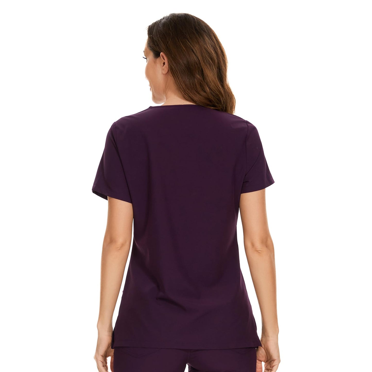 COZYFIT Scrub Tops for Woman - Soft Stretch, V-Neck Top Scrubs with 3 Pockets, Easy Care for Women