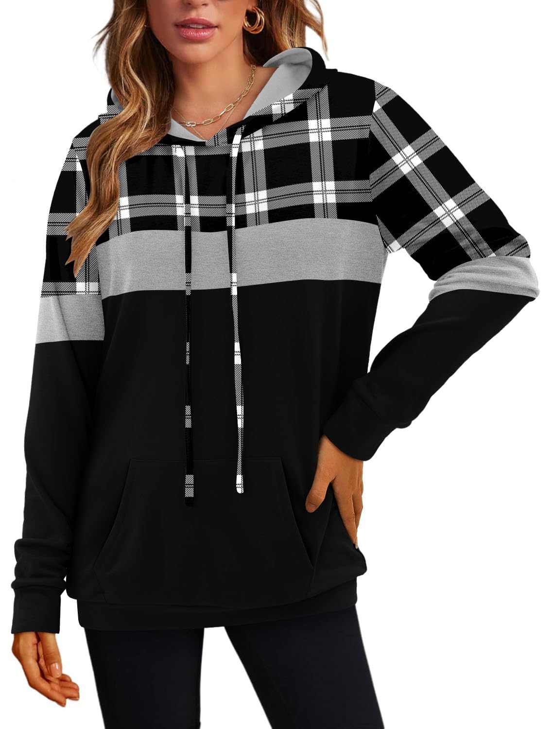 Women's Pullover Hoodies Girls Trendy Fashion Tops Hooded Sweatshirts