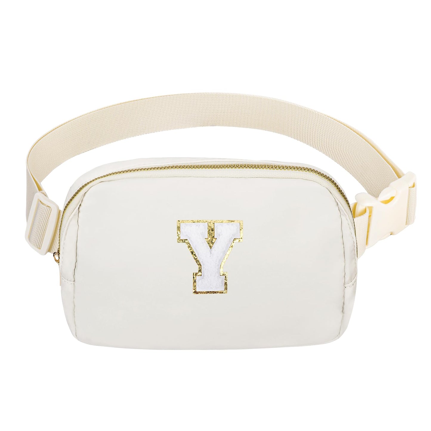 VOROLO Fanny Pack Christmas Gift For Women And Men Crossbody Bag Belt Bag Bum Bag with Adjustable Strap for Sports Black