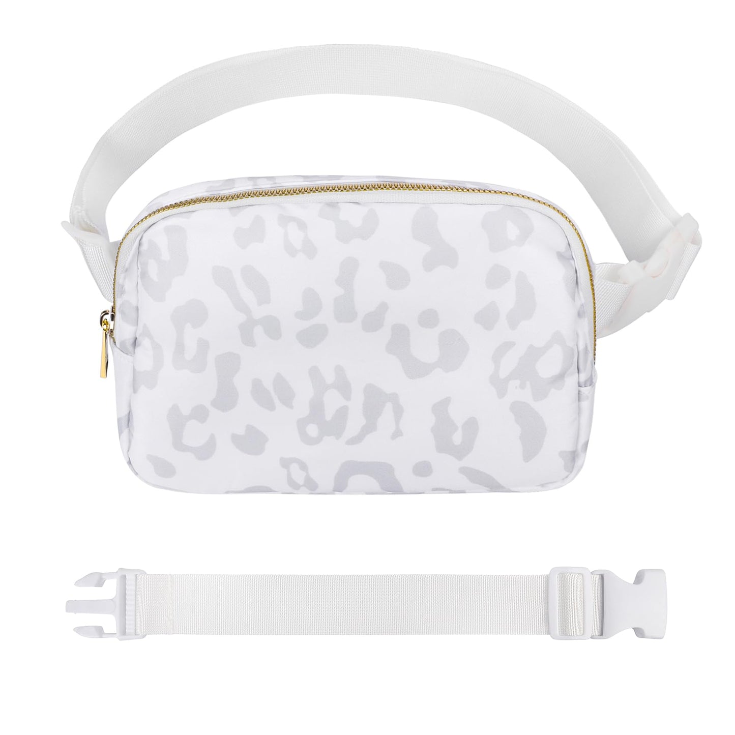 VOROLO Fanny Pack Christmas Gift For Women And Men Crossbody Bag Belt Bag Bum Bag with Adjustable Strap for Sports Black