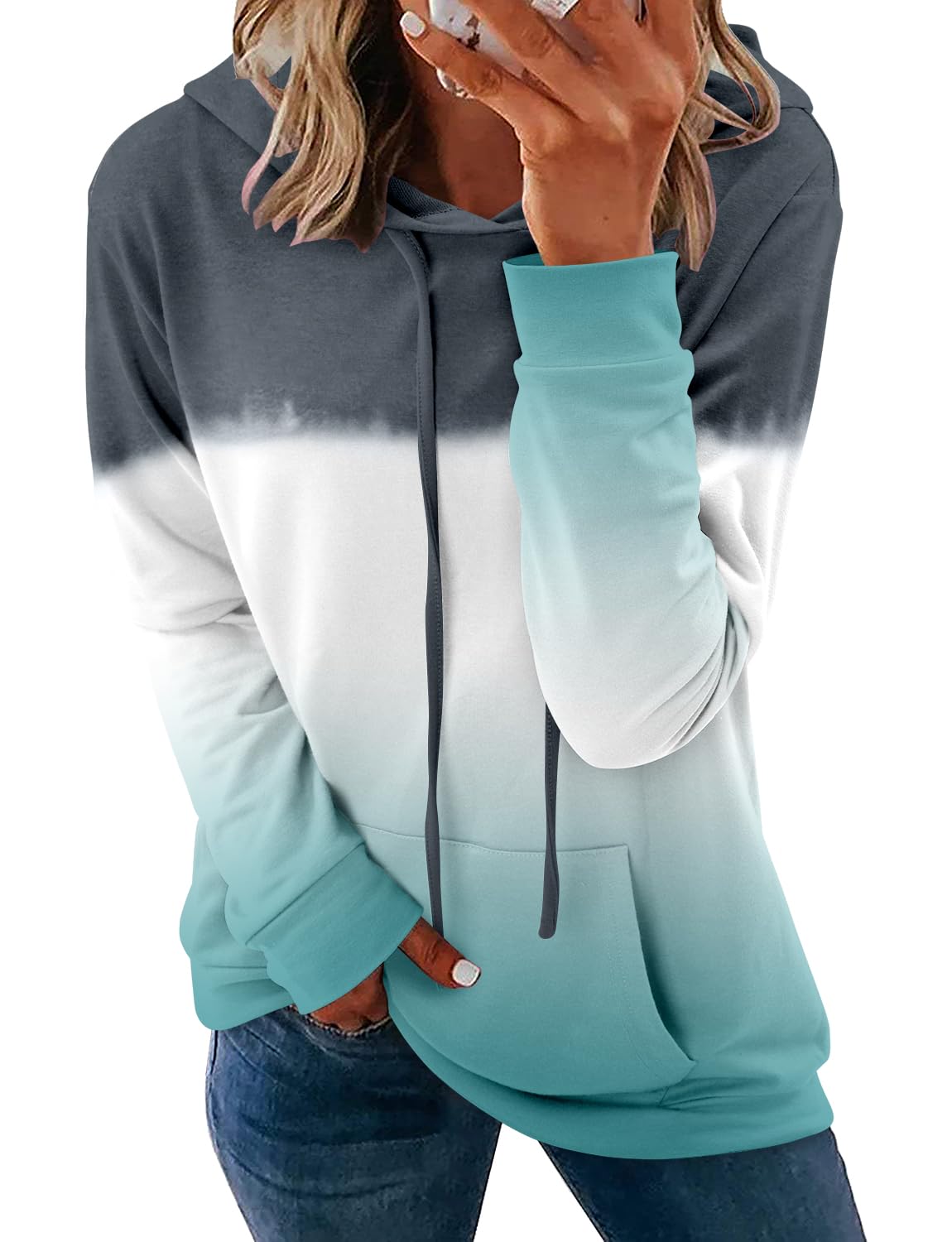 Women's Pullover Hoodies Girls Trendy Fashion Tops Hooded Sweatshirts