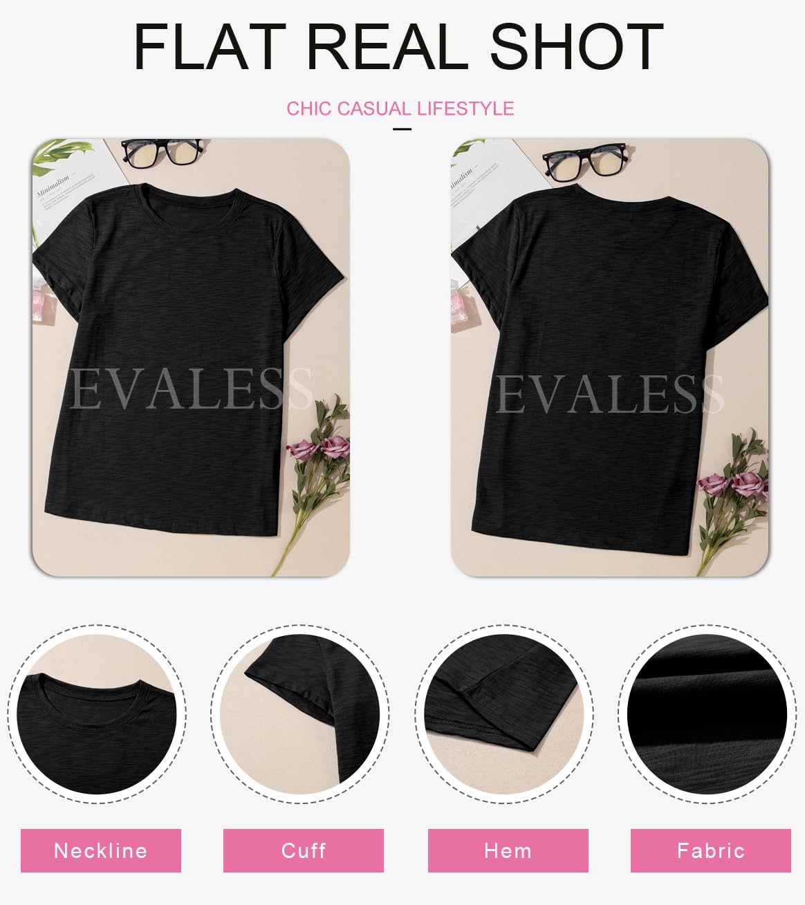 Womens Casual Polka Dot Tops Crewneck Short Sleeve T Shirts Fashion 2024 Spring Summer Loose Fit Shirts