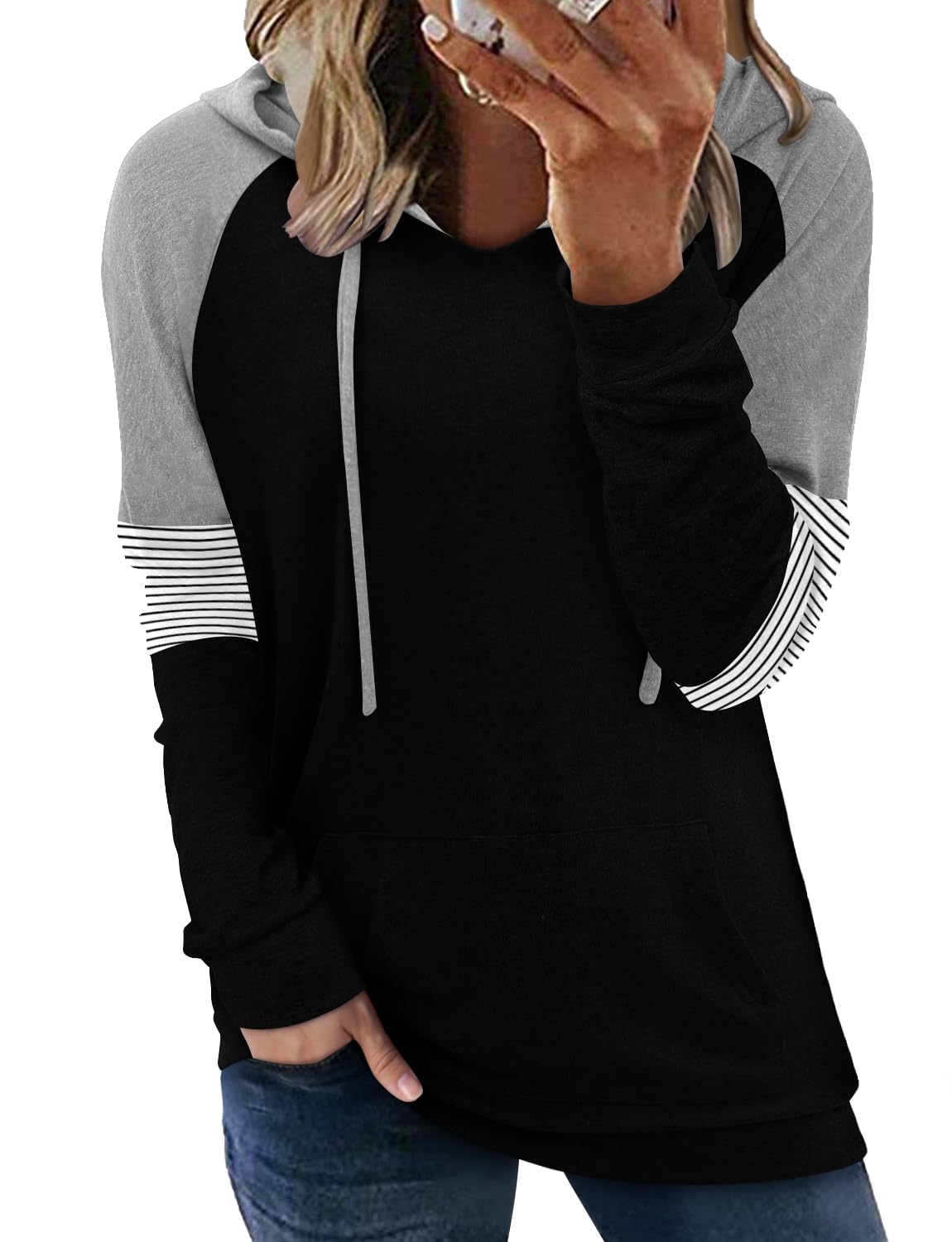Women's Pullover Hoodies Girls Trendy Fashion Tops Hooded Sweatshirts