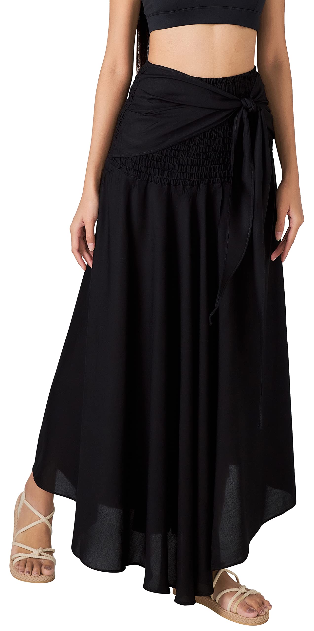 Long Boho Skirts for Women - Bohemian Hippie Maxi Summer Skirt