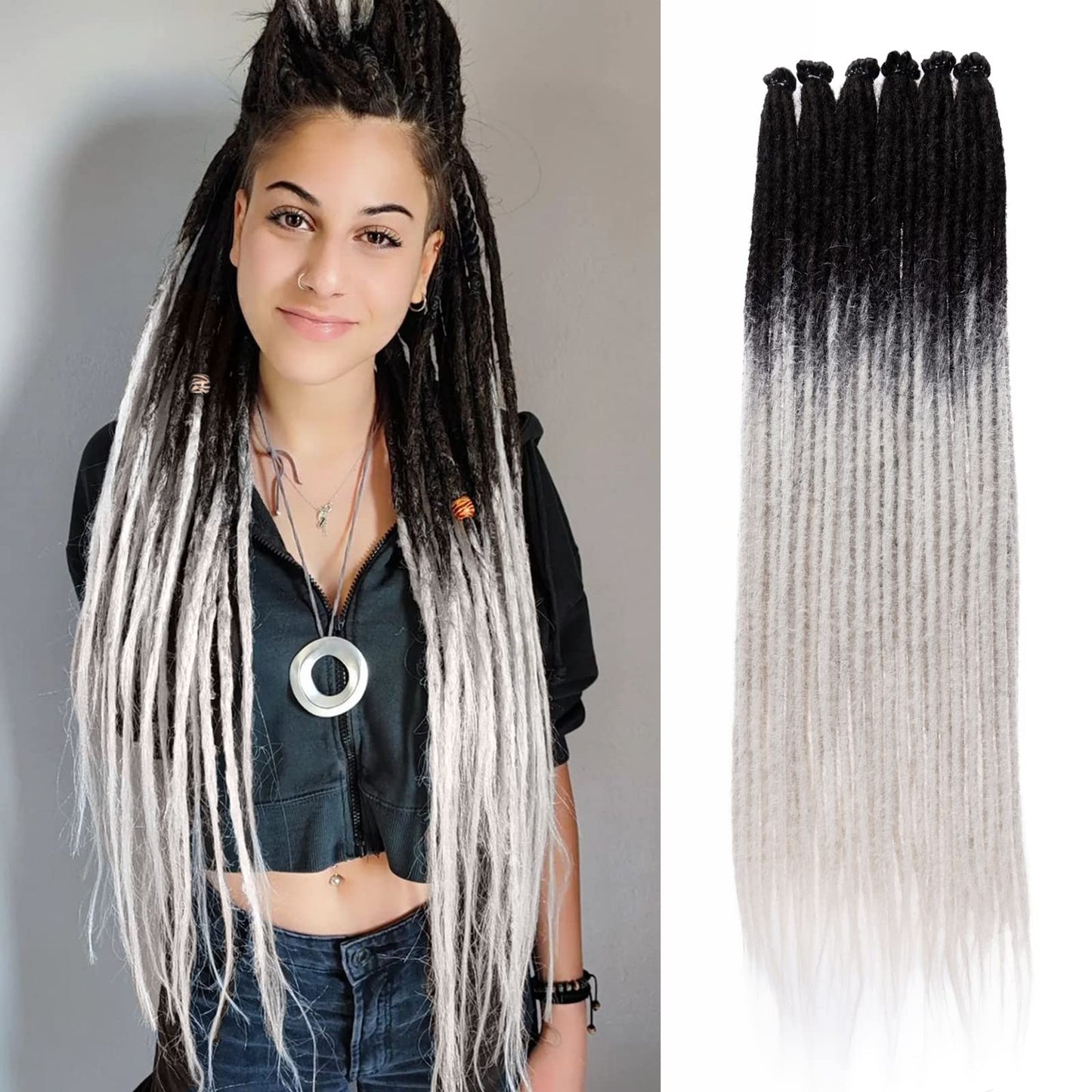 Dreadlock Extensions Hippie Single Ended Dreads