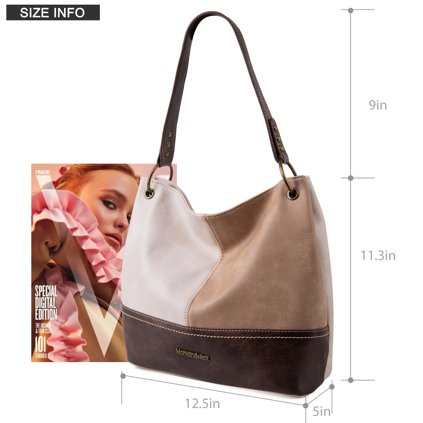 Hobo Bag Purses and Handbags for Women Top Handle Handbags with Zipper