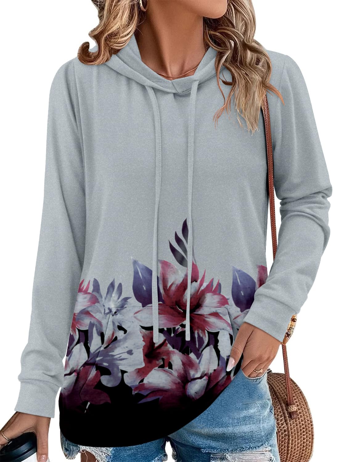 Women's Pullover Hoodies Girls Trendy Fashion Tops Hooded Sweatshirts