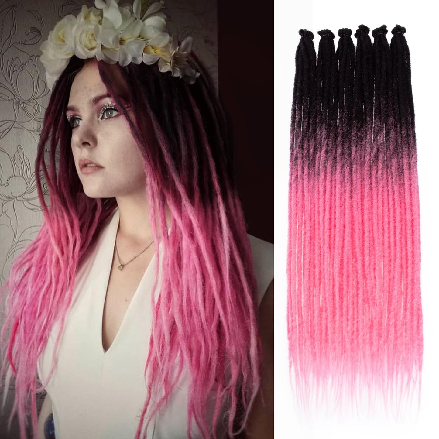 Dreadlock Extensions Hippie Single Ended Dreads