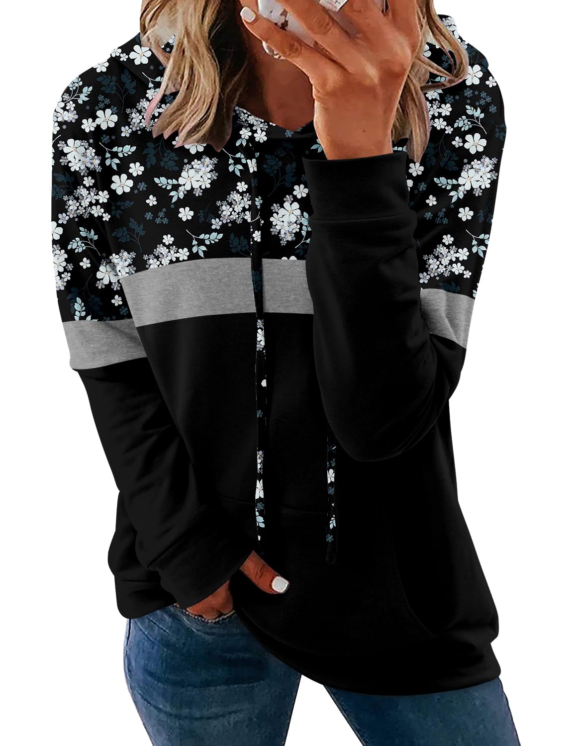 Women's Pullover Hoodies Girls Trendy Fashion Tops Hooded Sweatshirts