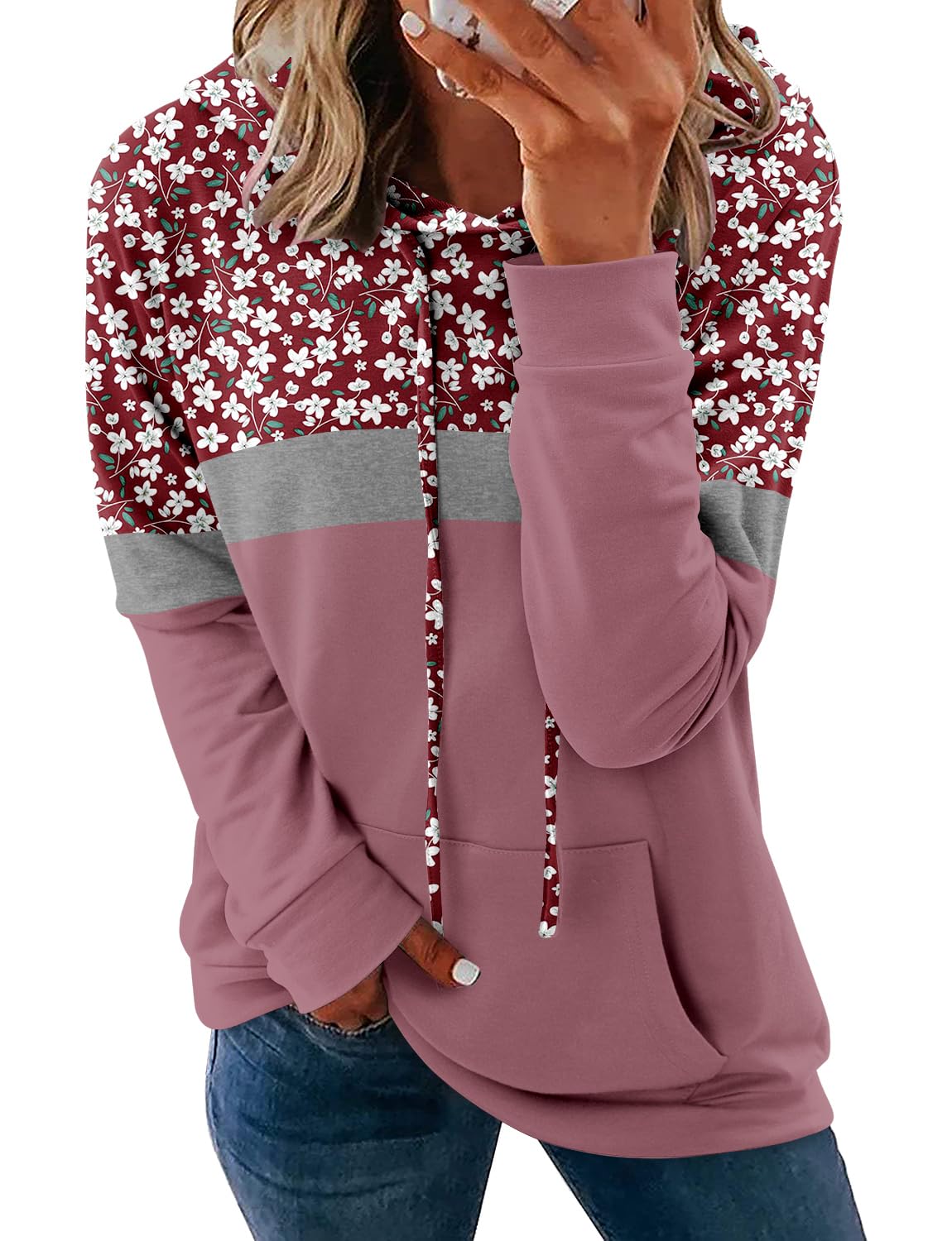 Women's Pullover Hoodies Girls Trendy Fashion Tops Hooded Sweatshirts