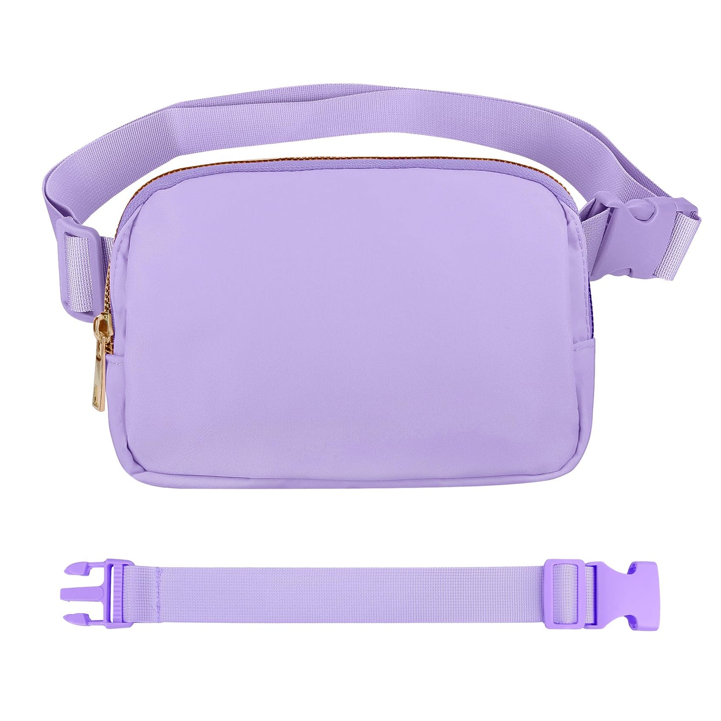 VOROLO Fanny Pack Christmas Gift For Women And Men Crossbody Bag Belt Bag Bum Bag with Adjustable Strap for Sports Black