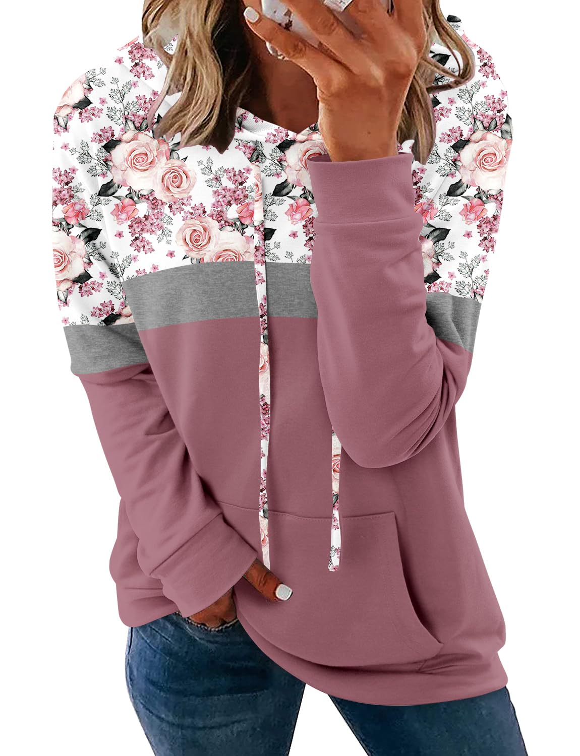 Women's Pullover Hoodies Girls Trendy Fashion Tops Hooded Sweatshirts