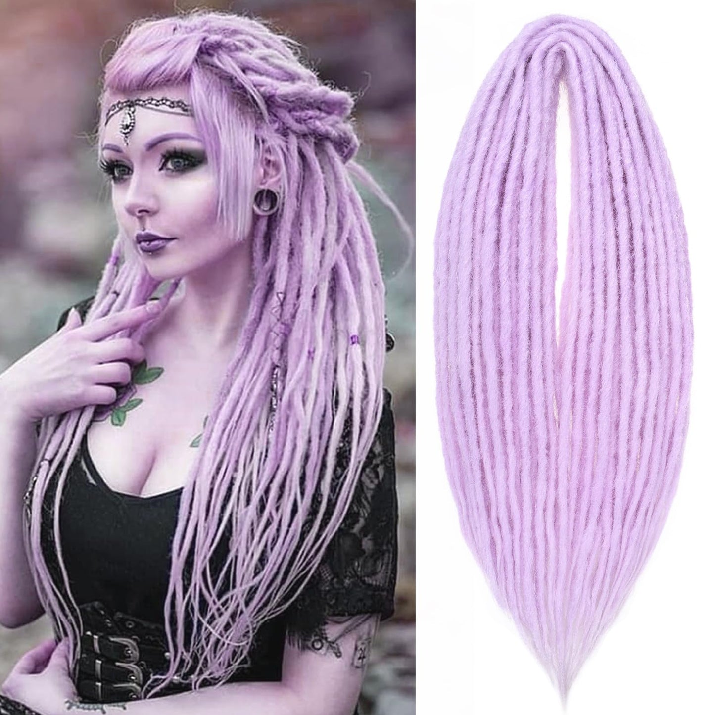 Dreadlock Extensions Hippie Single Ended Dreads