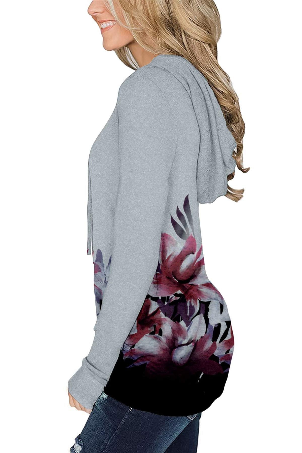 Women's Pullover Hoodies Girls Trendy Fashion Tops Hooded Sweatshirts